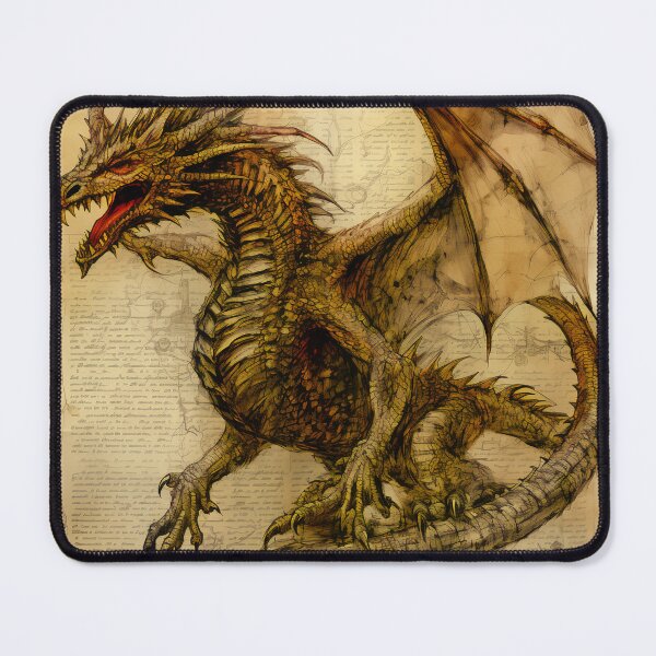 Item preview, Old Ancient Drawings of Dragons  designed and sold by BrandonArtWorld.