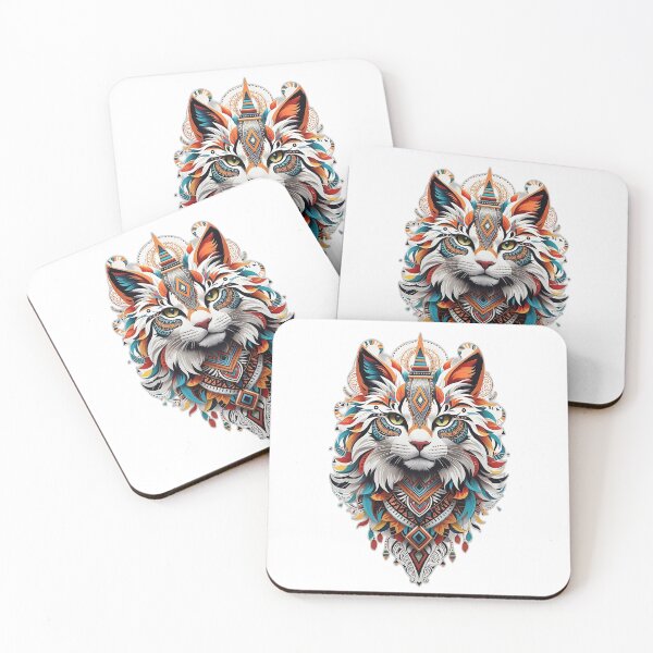 Item preview, Tribal spirit cat logo designed and sold by Laufer15.