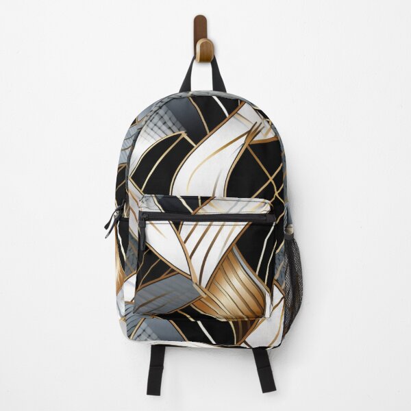 Item preview, Colorful fantasy pattern copper gold white black metallic ornament ribbons designed and sold by G-M-Designs.