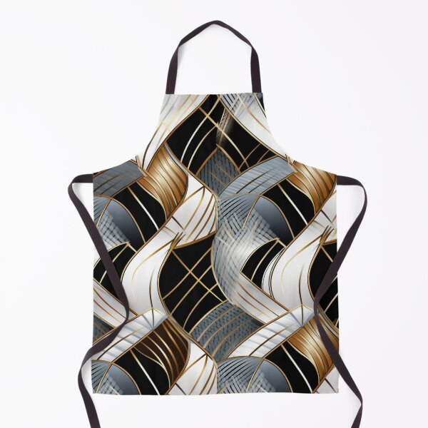 Item preview, Colorful fantasy pattern copper gold white black metallic ornament ribbons designed and sold by G-M-Designs.