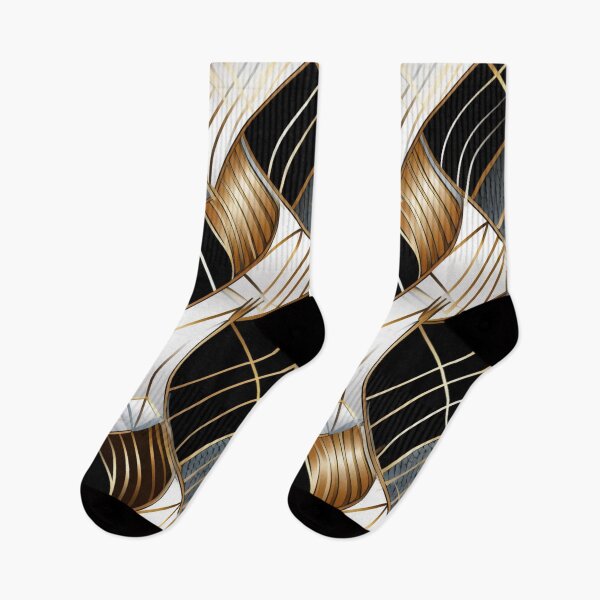 Item preview, Colorful fantasy pattern copper gold white black metallic ornament ribbons designed and sold by G-M-Designs.
