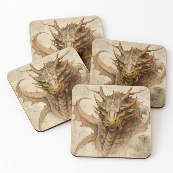 Item preview, Old Ancient Drawings of Dragons  designed and sold by BrandonArtWorld.