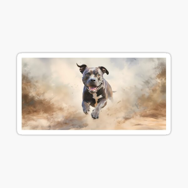 Item preview, Staffordshire Bull Terrier 3-Watercolor designed and sold by Jdelgado813.