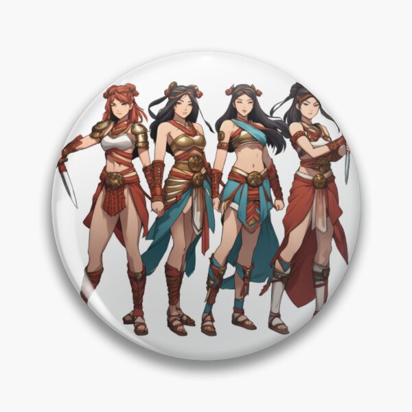 Item preview, Warrior Maidens Unveiled designed and sold by positivVibesArt.