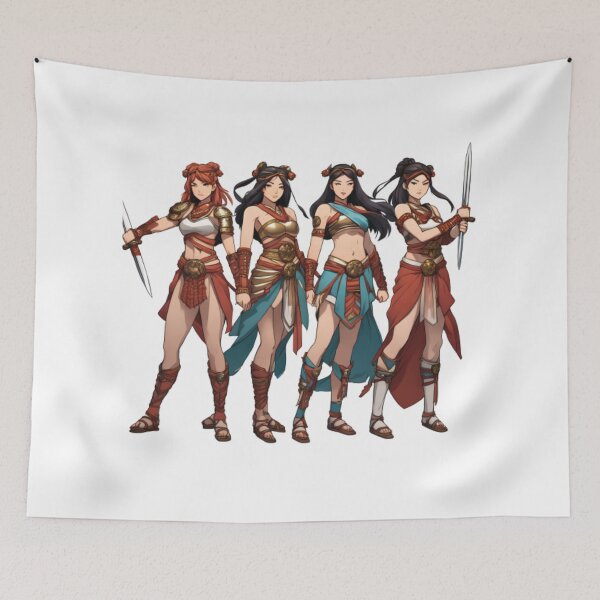 Item preview, Warrior Maidens Unveiled designed and sold by positivVibesArt.