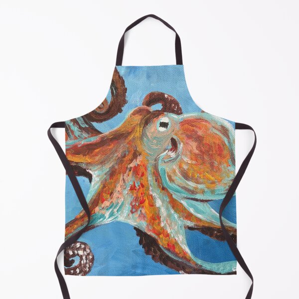 Item preview, The Octopus Acrylic Painting designed and sold by LindenTreeGifts.
