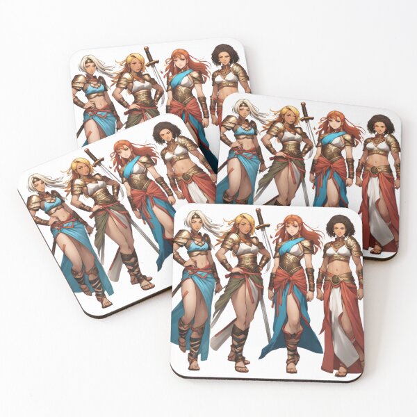 Item preview, Warrior Maidens Unveiled - II designed and sold by positivVibesArt.