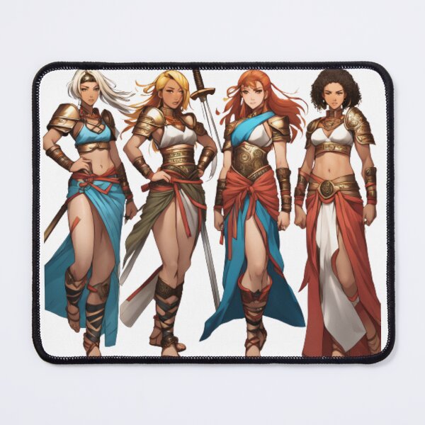 Item preview, Warrior Maidens Unveiled - II designed and sold by positivVibesArt.