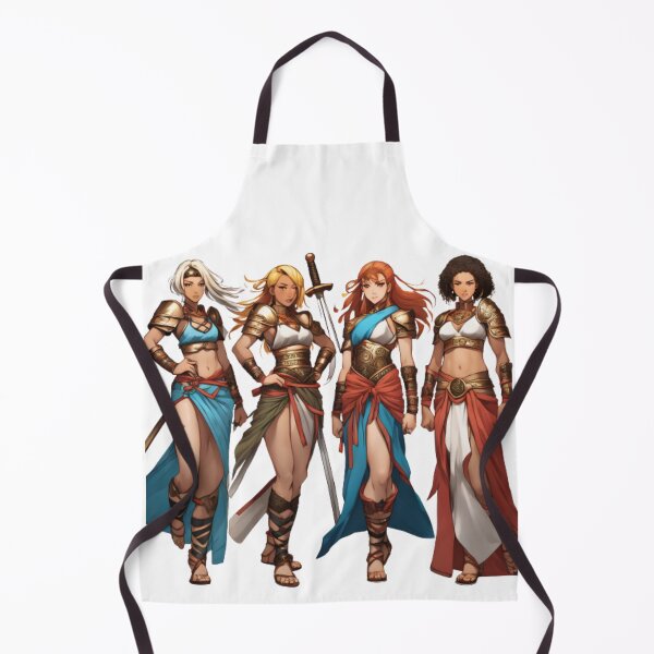 Item preview, Warrior Maidens Unveiled - II designed and sold by positivVibesArt.