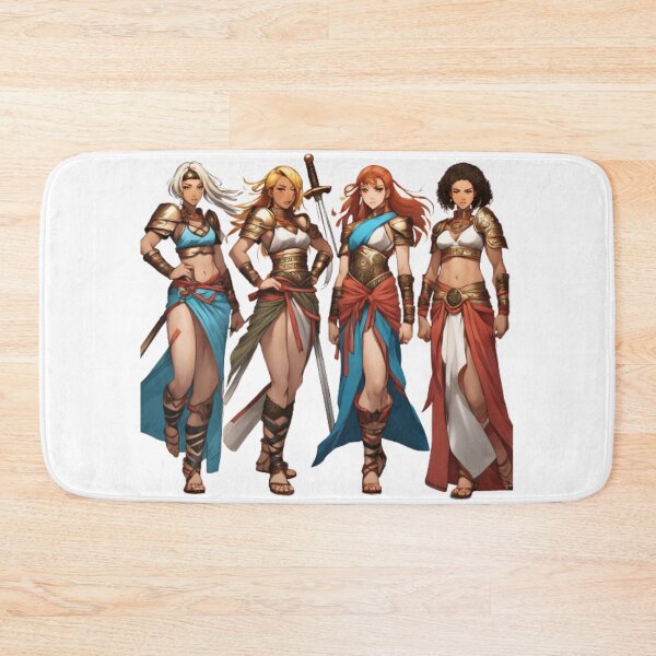 Item preview, Warrior Maidens Unveiled - II designed and sold by positivVibesArt.