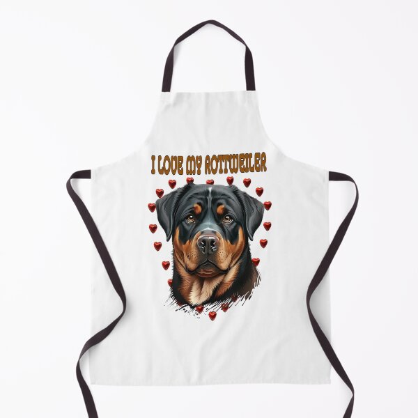 Item preview, I Love My Rottweiler, doggy portrait  designed and sold by LoneAngel.