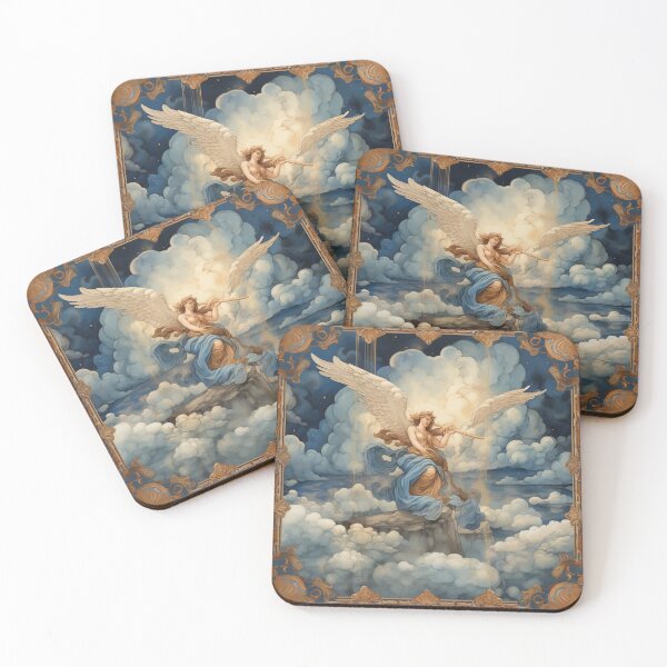Item preview, Angle on the cloud background digital art designed and sold by EternityLoves.