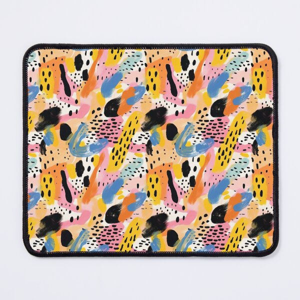 Item preview, Abstract Geometric Whimsical Organic Shapes and Patterns with Brush Strokes designed and sold by BilgePaksoylu.