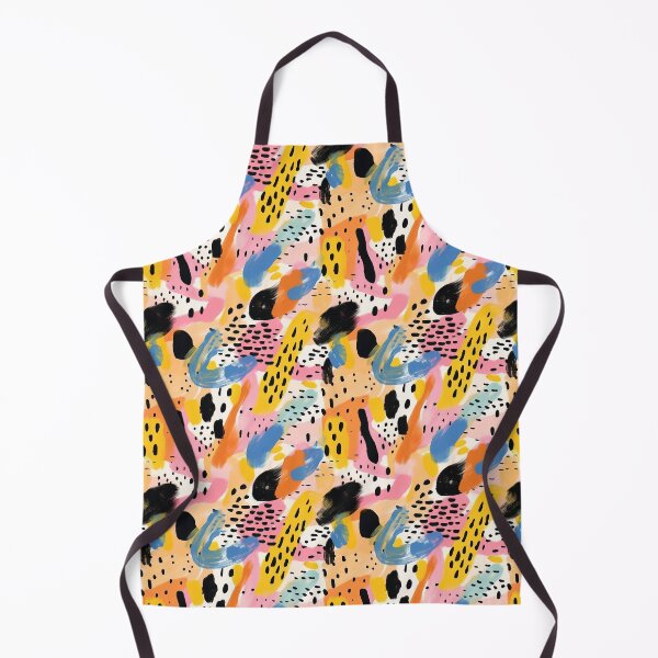 Item preview, Abstract Geometric Whimsical Organic Shapes and Patterns with Brush Strokes designed and sold by BilgePaksoylu.