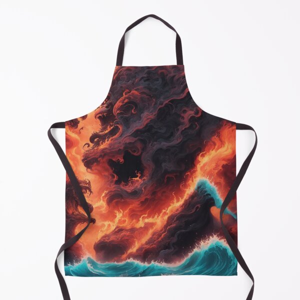 Item preview, Elemental Elegance: Dance of Fire and Water Poster designed and sold by RedArtG09.