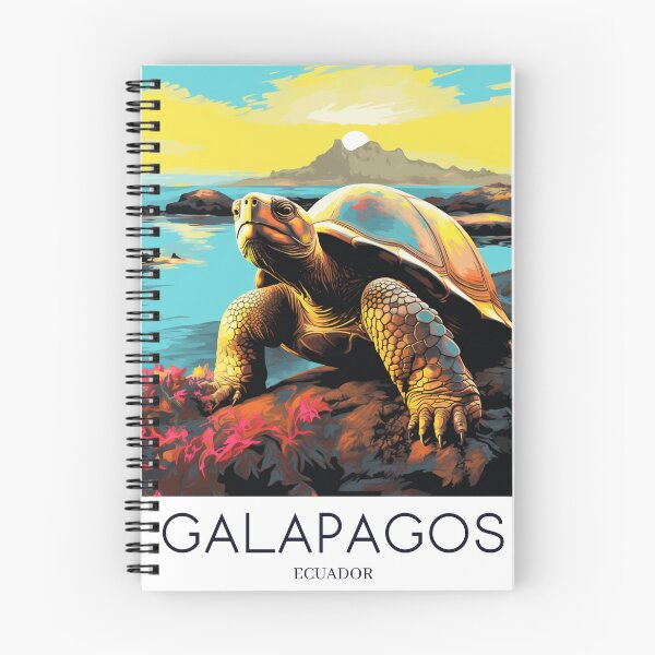 Item preview, A Pop Art Travel Print of Galapagos - Ecuador designed and sold by StudioRedKoala.