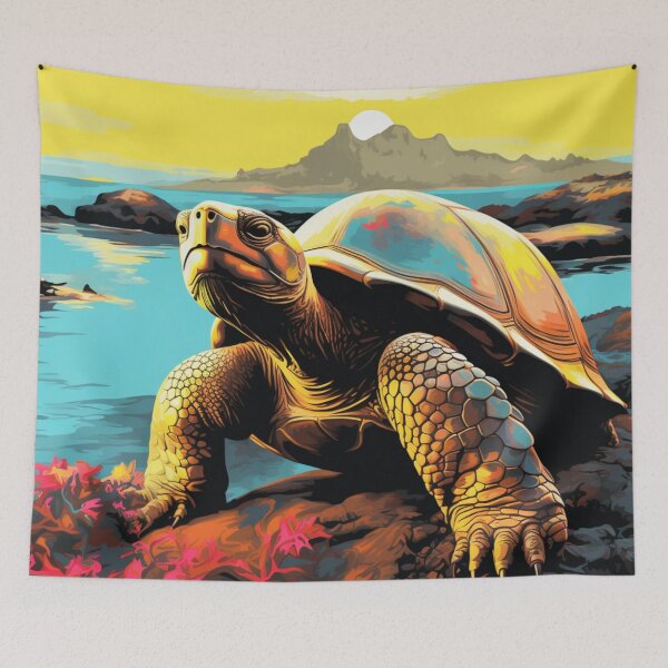 Item preview, A Pop Art Travel Print of Galapagos - Ecuador designed and sold by StudioRedKoala.