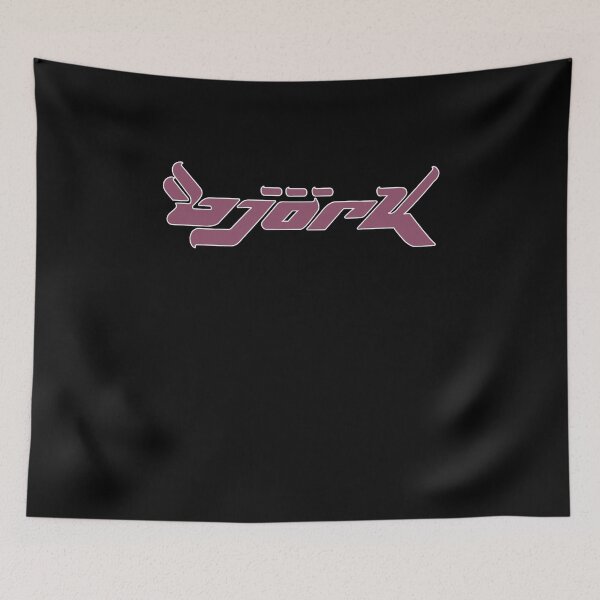 Item preview, Bjork Vintage Logo Dark Mallow designed and sold by DessieBauch.