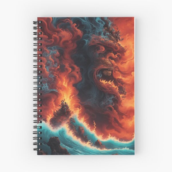Item preview, Harmony in Motion: Fire and Water Dance Poster designed and sold by RedArtG09.