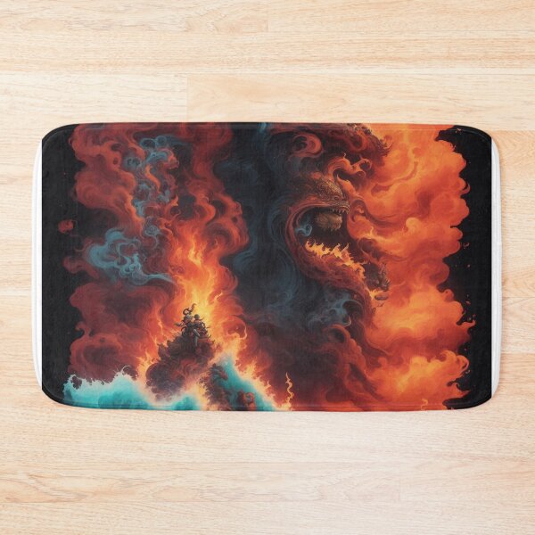 Item preview, Harmony in Motion: Fire and Water Dance Poster designed and sold by RedArtG09.
