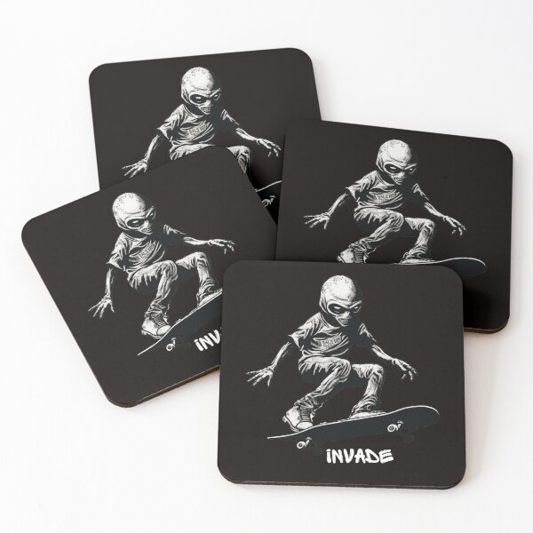 Item preview, Skateboard T-Shirts | Alien Tees | Space Aliens | Punk Rock T-Shirts designed and sold by ShaneUFO.