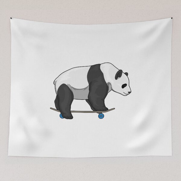 Item preview, Panda Skater Skateboard designed and sold by Snabdesign84.