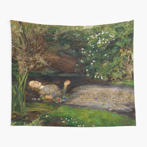 Item preview, Ophelia - John Everett Millais designed and sold by themasters.