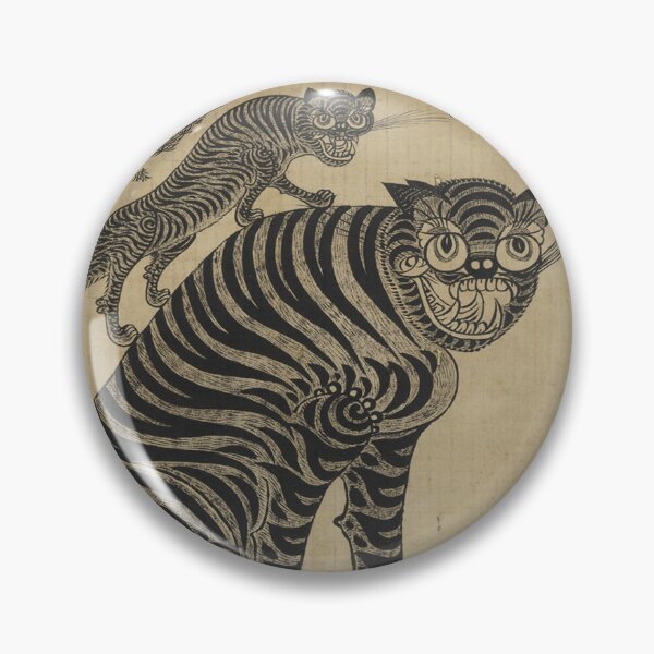 Item preview, Tiger art Tigers Korean art Home Decor for Animal Vintage Wall art Baby tiger designed and sold by allpalgo.