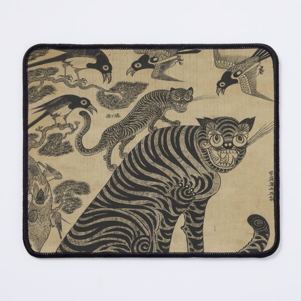 Item preview, Tiger art Tigers Korean art Home Decor for Animal Vintage Wall art Baby tiger designed and sold by allpalgo.