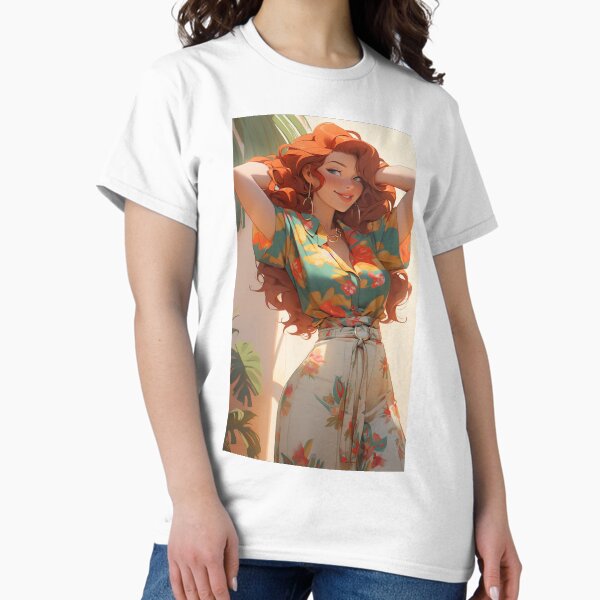 Item preview, Beautiful Redhead Woman designed and sold by AxeWave.