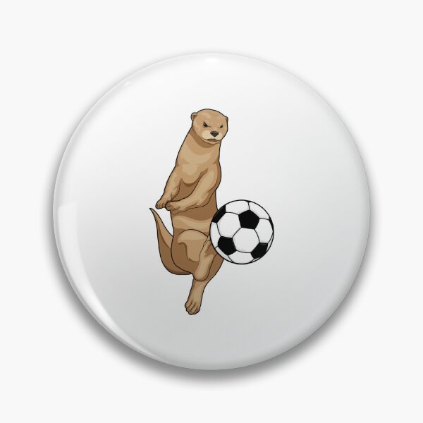 Item preview, Otter Soccer player Soccer designed and sold by Snabdesign84.