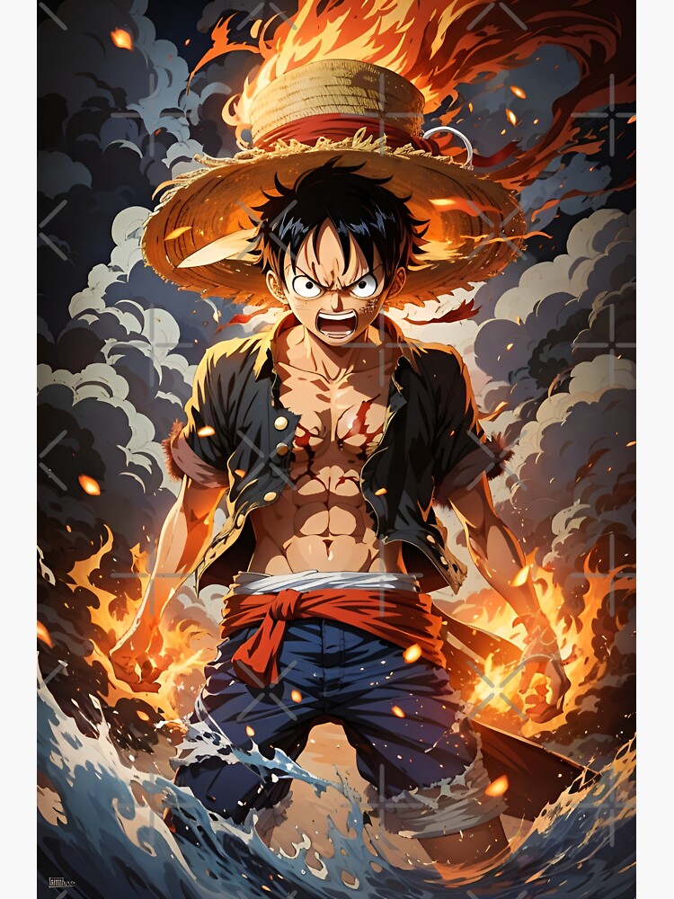 ONE PIECE MONKEY D LUFFY ANIME GEAR 5 Poster for Sale by Asher-Knight