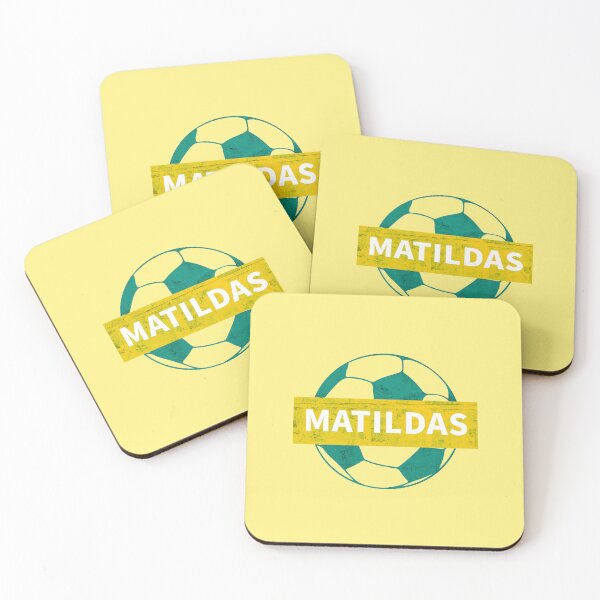 Item preview, Matildas Woman Soccer World Cup 2023, Australian Womens Soccer/ Green and yellow designed and sold by SoloAutenica.
