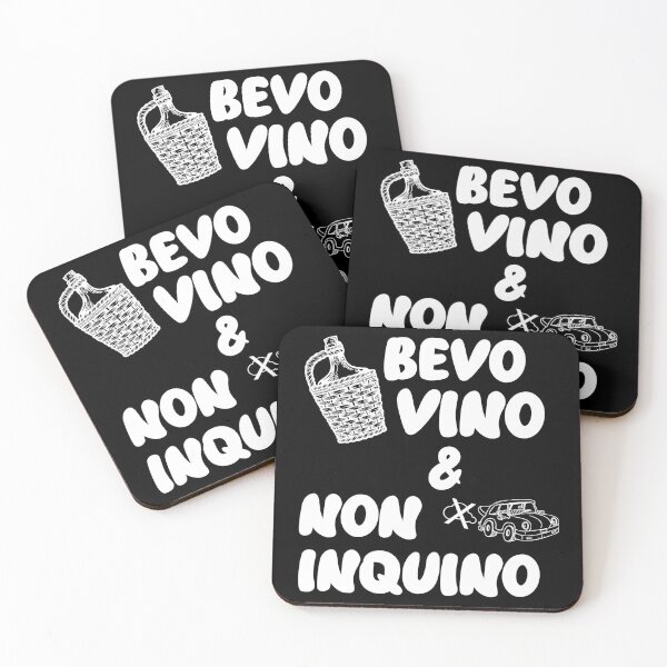 Item preview, Bevo vino e non inquino - regalo goliardico per un amico V1 designed and sold by superpixus.