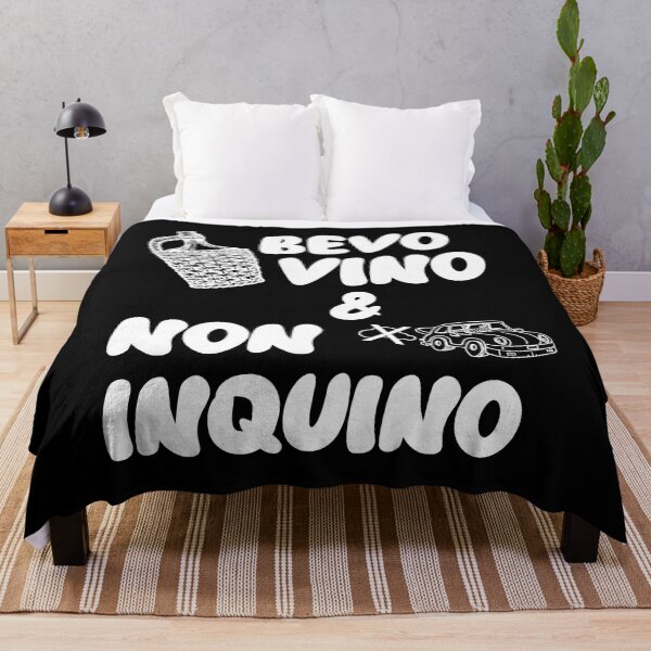 Item preview, Bevo vino e non inquino - regalo goliardico per un amico V1 designed and sold by superpixus.