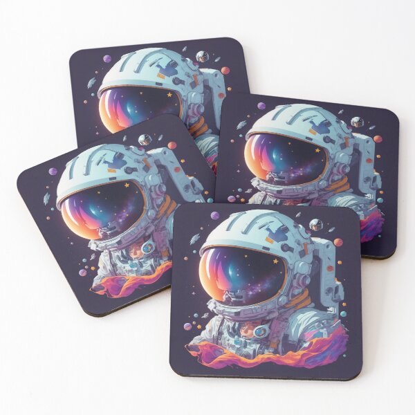 Item preview, Starlit Odyssey: Vector Astronaut Illustration for T-Shirt designed and sold by RedArtG09.
