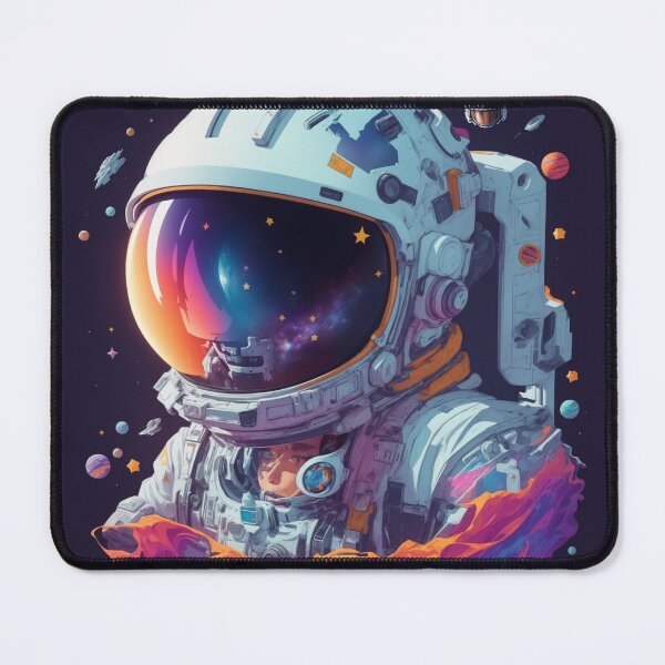 Item preview, Starlit Odyssey: Vector Astronaut Illustration for T-Shirt designed and sold by RedArtG09.