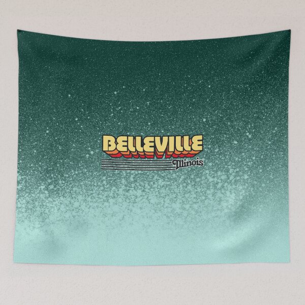 Item preview, Belleville, Illinois | Retro Stripes designed and sold by retroready.