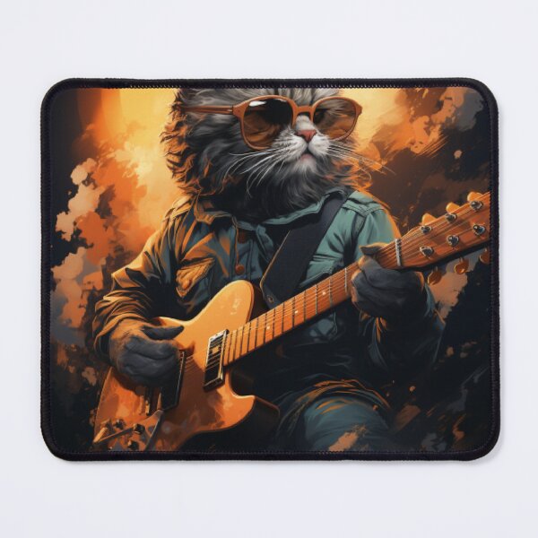 Item preview, Cat Guitar - Animals Playing Musical Instruments designed and sold by Abdalla Hussein.