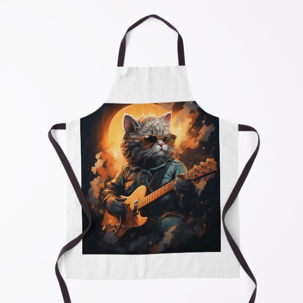 Item preview, Cat Guitar - Animals Playing Musical Instruments designed and sold by Abdalla Hussein.