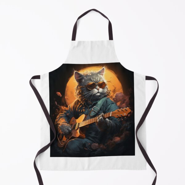 Item preview, Cat Guitar - Animals Playing Musical Instruments designed and sold by Abdalla Hussein.