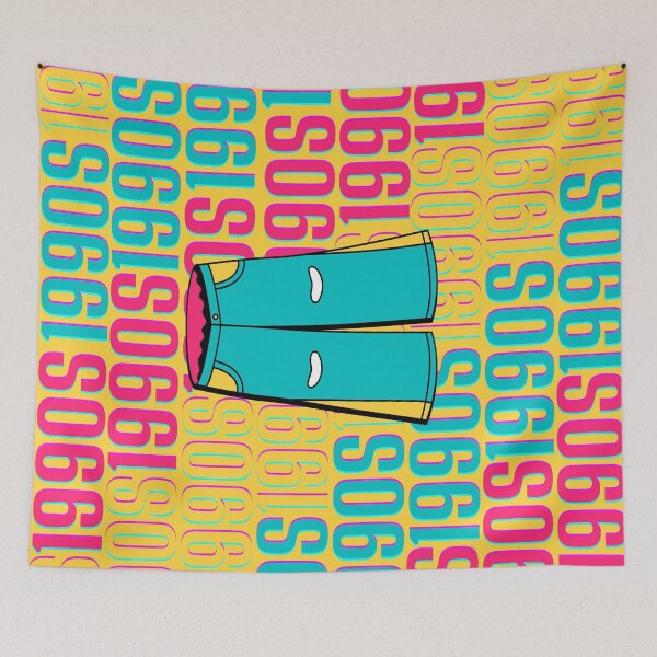 Item preview, 1990s retro design 14 - OG Yellow Background designed and sold by PunjabanJatti.