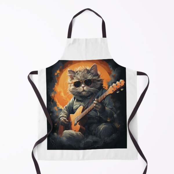 Item preview, Cat Guitar - Animals Playing Musical Instruments designed and sold by Abdalla Hussein.