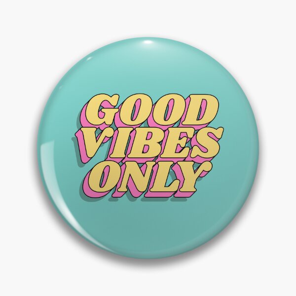Item preview, Good Vibes Only by The Motivated Type in Green Yellow and Pink designed and sold by MotivatedType.