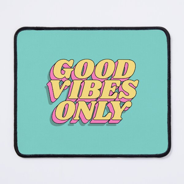 Item preview, Good Vibes Only by The Motivated Type in Green Yellow and Pink designed and sold by MotivatedType.