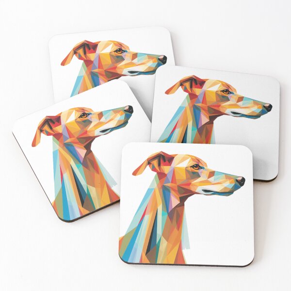 Item preview, Greyhound in colored stained glass designed and sold by aghnadarragh.