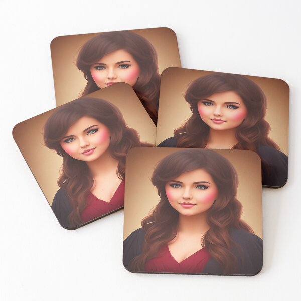 Item preview, Brunette Beauty designed and sold by AICreativeArts.
