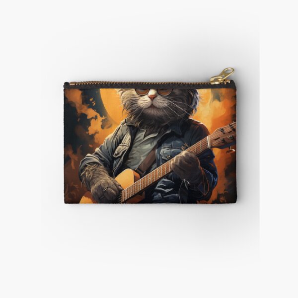 Item preview, Cat Guitar - Animals Playing Musical Instruments designed and sold by Abdalla Hussein.