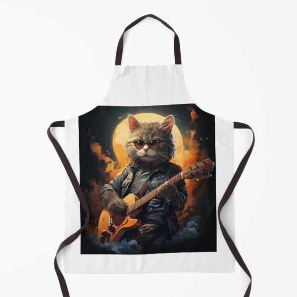 Item preview, Cat Guitar - Animals Playing Musical Instruments designed and sold by Abdalla Hussein.