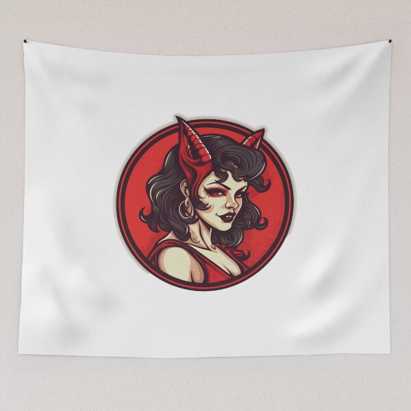 Item preview, Demon Girl | Classic T-Shirt designed and sold by NicolasGlowArt.